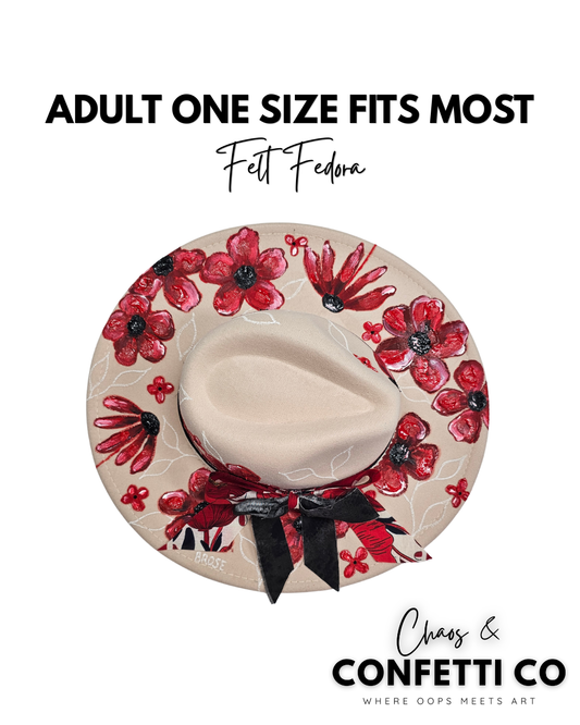 Custom Painted Hats by Brit Rose