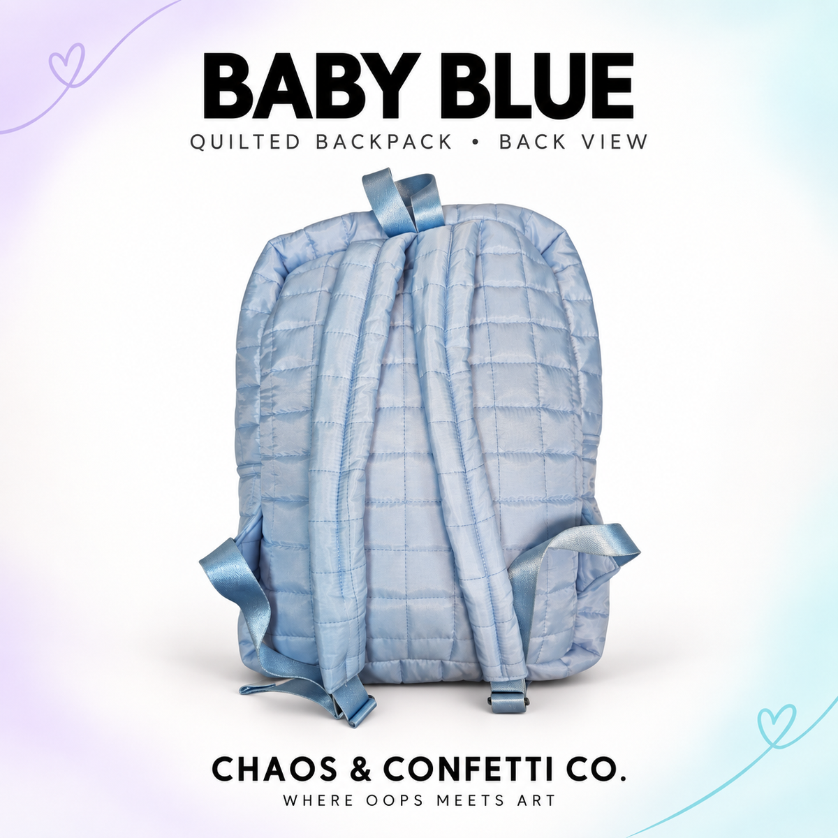 Quilted Backpack & Bag Set