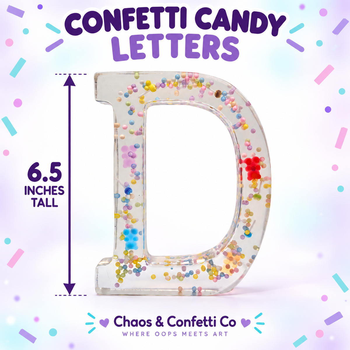 Confetti Candy Letter