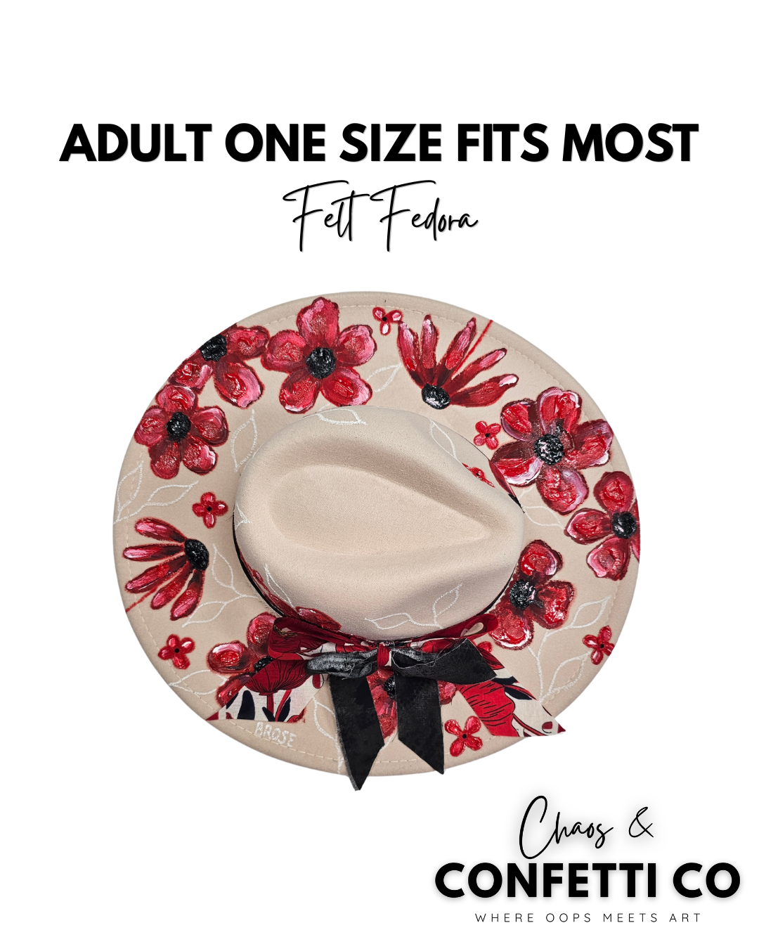 Custom Painted Hats by Brit Rose